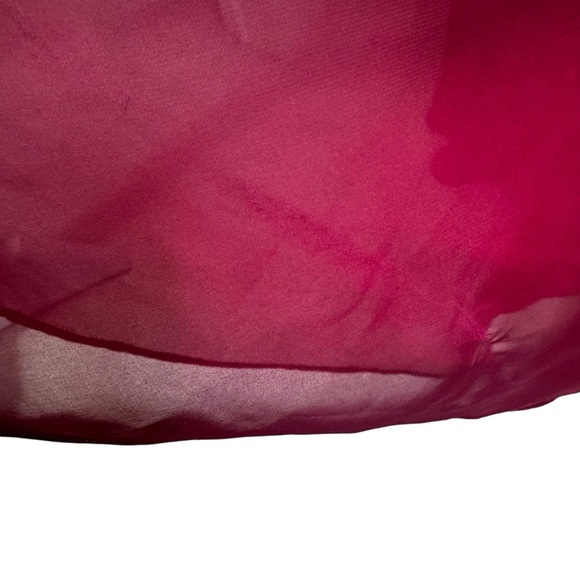 LA FEMME Strapless Prom Formal Dress Gown Cranberry Size 6 NWT - Picture 13 of 16